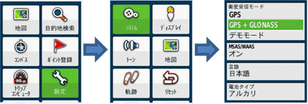 GPSの設定