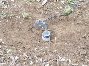 Example of installation after site preparation
